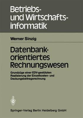 Book cover for Datenbankorientiertes Rechnungswesen