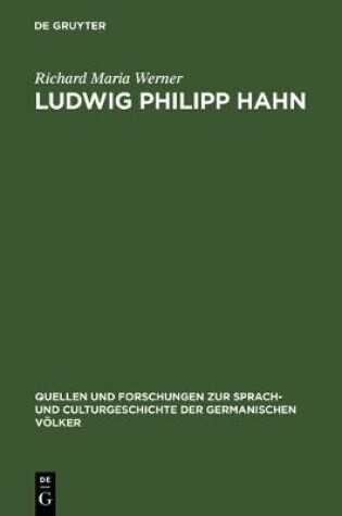 Cover of Ludwig Philipp Hahn