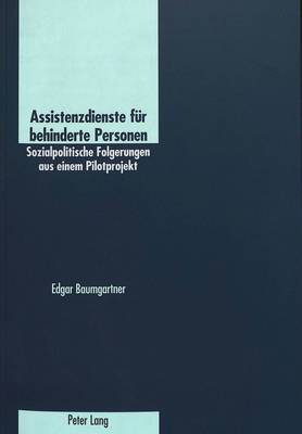 Book cover for Assistenzdienste Fuer Behinderte Personen