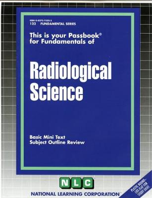 Book cover for RADIOLOGICAL SCIENCE