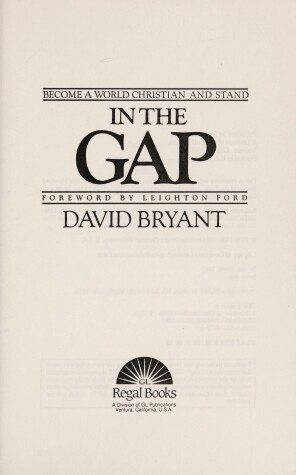 Book cover for In the Gap