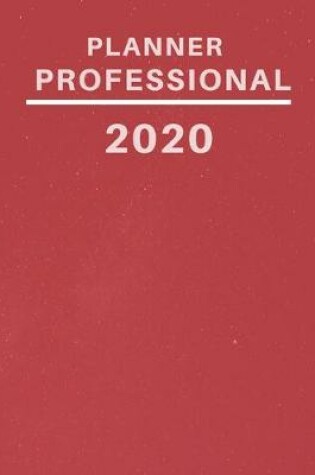 Cover of planner professional 2020