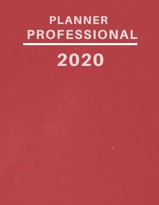 Book cover for planner professional 2020