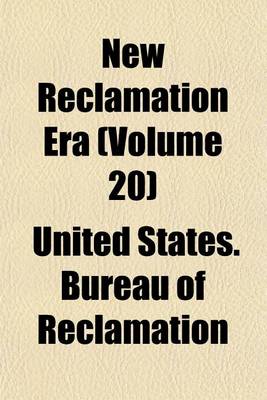 Book cover for New Reclamation Era (Volume 20)