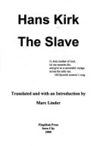 Cover of Slave