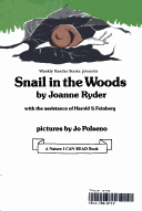 Book cover for Snail in the Woods