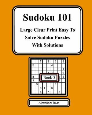 Book cover for Sudoku 101 Book 5