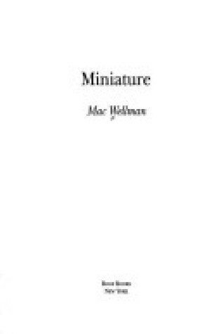 Cover of Miniature