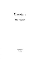 Book cover for Miniature