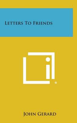 Book cover for Letters to Friends