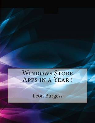 Book cover for Windows Store Apps in a Year !