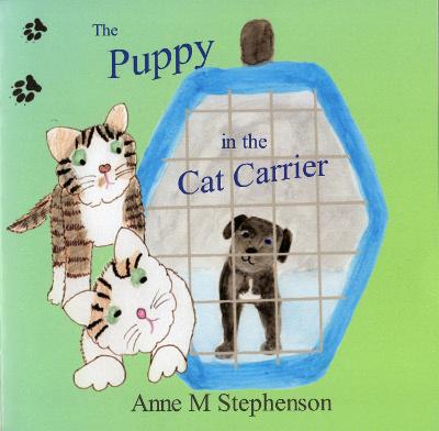 Book cover for The Puppy in the Cat Carrier