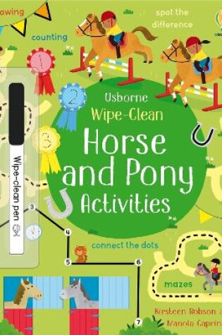 Cover of Wipe-Clean Horse and Pony Activities