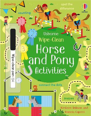 Cover of Wipe-Clean Horse and Pony Activities