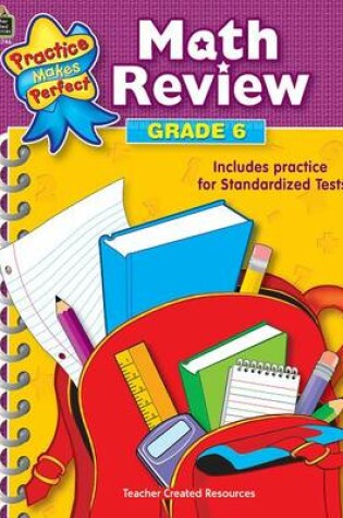 Cover of Math Review Grade 6