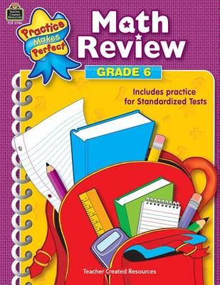 Book cover for Math Review Grade 6