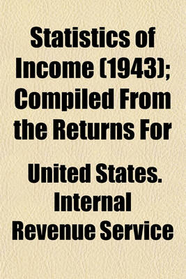 Book cover for Statistics of Income (1943); Compiled from the Returns for