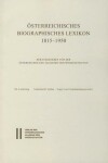 Book cover for Osterreichisches Biographisches Lexikon 1815-1950, 68. Lieferung