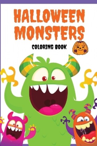 Cover of Halloweens Monsters Coloring book