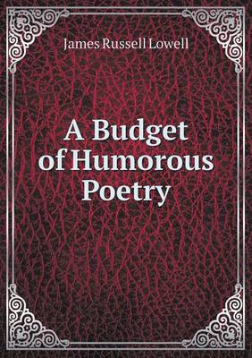 Book cover for A Budget of Humorous Poetry
