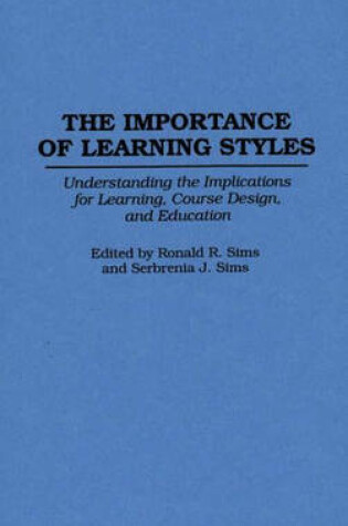 Cover of The Importance of Learning Styles