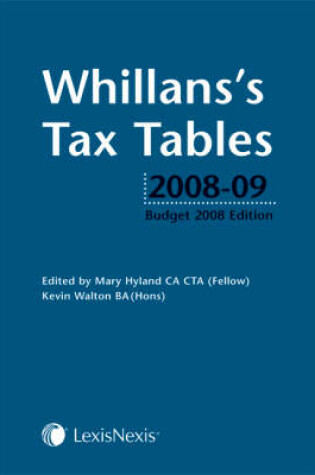 Cover of Whillan's Tax Tables