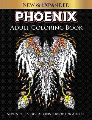 Book cover for Phoenix Adult Coloring Book