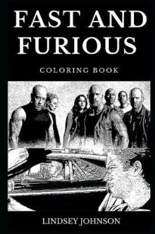 Cover of Fast and Furious Coloring Book