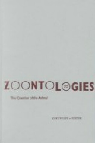 Cover of Zoontologies