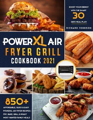 Book cover for Power XL Air Fryer Grill Cookbook 2021