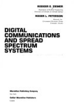 Cover of Digital Communications and Spread Spectrum