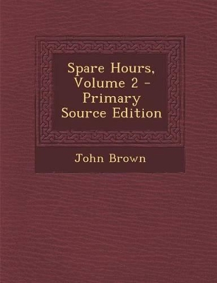 Book cover for Spare Hours, Volume 2