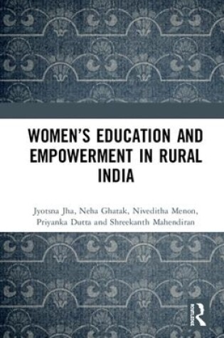 Cover of Women's Education and Empowerment in Rural India