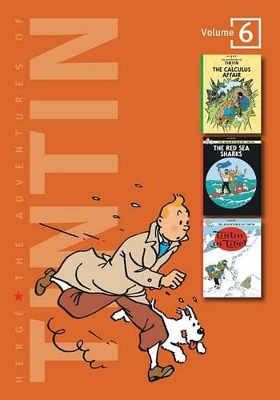 Book cover for The Adventures of Tintin, Volume 6