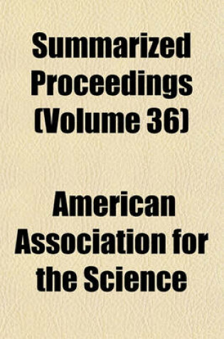 Cover of Summarized Proceedings (Volume 36)