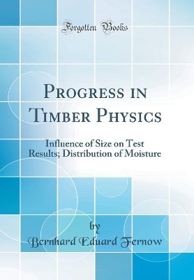 Book cover for Progress in Timber Physics