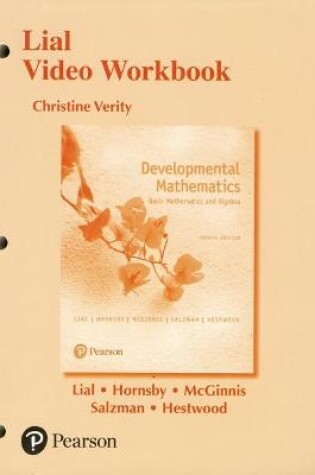 Cover of Lial Video Workbook for Developmental Mathematics