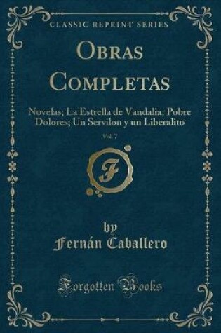 Cover of Obras Completas, Vol. 7