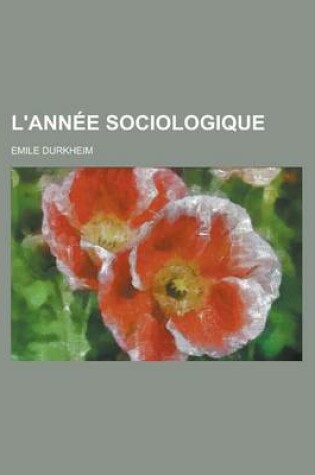 Cover of L'Annee Sociologique