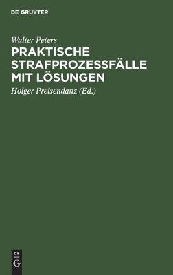 Book cover for Praktische Strafprozessfalle Mit Loesungen