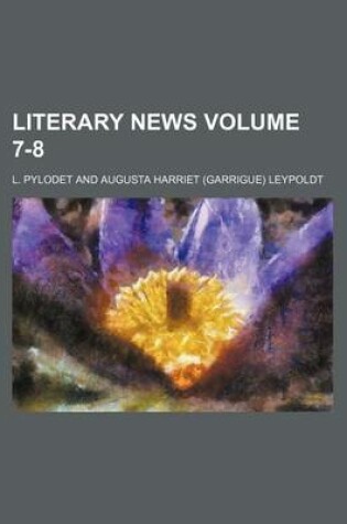 Cover of Literary News Volume 7-8