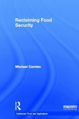 Cover of Reclaiming Food Security
