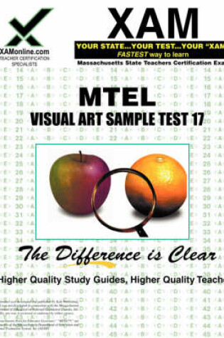 Cover of MTEL Visual Art Sample Test 17 Teacher Certification Test Prep Study Guide