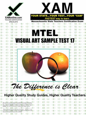 Cover of MTEL Visual Art Sample Test 17 Teacher Certification Test Prep Study Guide