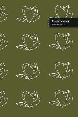 Book cover for Overcomer Lifestyle Journal, Blank Write-in Notebook, Dotted Lines, Wide Ruled, Size (A5) 6 x 9 In (Green II)