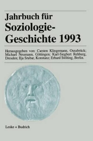 Cover of Jahrbuch Fur Soziologiegeschichte 1993