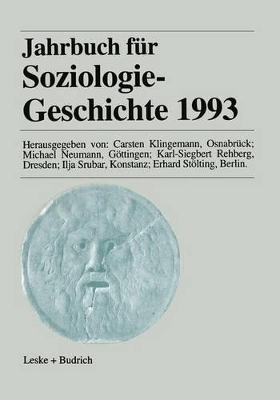 Book cover for Jahrbuch Fur Soziologiegeschichte 1993