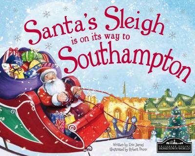 Book cover for Santa's Sleigh is on its Way to Southampton