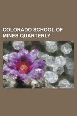 Cover of Colorado School of Mines Quarterly