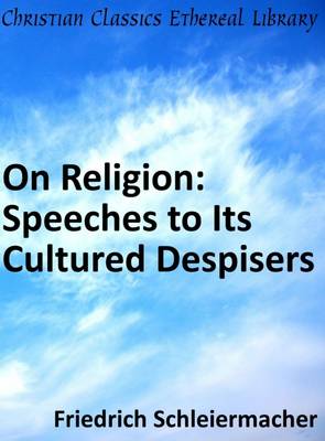 Book cover for On Religion: Speeches to Its Cultured Despisers